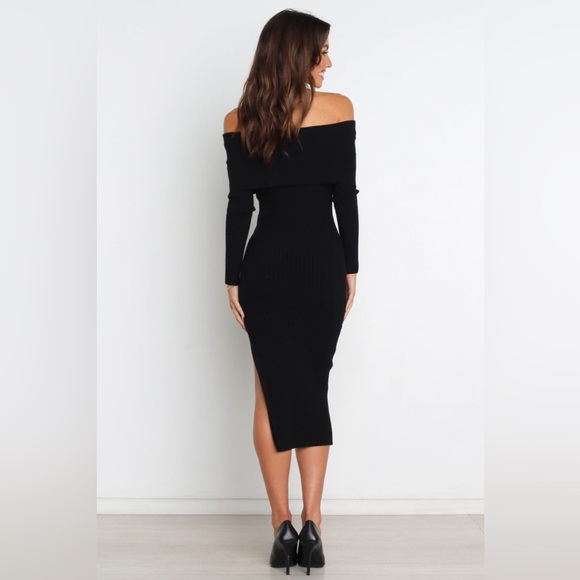 Petal & Pup Yara Off the Shoulder Sweater Dress - Size L/XL - Picture 5 of 10